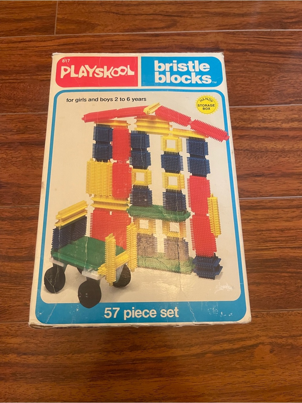 Playskool Bristle Blocks 40 -Piece Building Set - Includes 2 Wheels